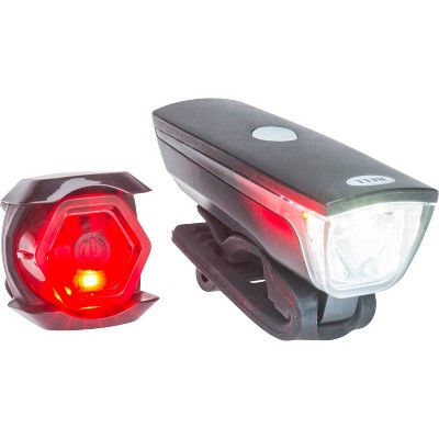 MBP SEEN & BESEEN Silicone Combo Front and Rear LED Super Bright Light Set Safety Lights Battery Operated Included Headlight and Tailight Easy to Operate