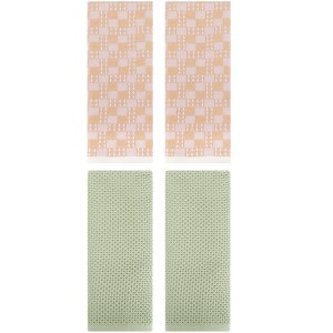 REGALWOVEN 4 Pcs Soft Absorbent Comfortable Waffle Design Hand Towel - 1 of 4