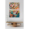 (Set of 2) 23" x 33" Sylvie Sunset Fiesta No 1 and No 2 Framed Canvas Set White - Kate & Laurel All Things Decor - 4 of 4
