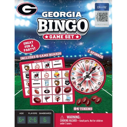 Masterpieces Officially Licensed Ncaa Georgia Bulldogs Bingo Game. : Target