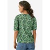 ellos Women's Plus Size Puff Sleeve Tee - 3 of 3