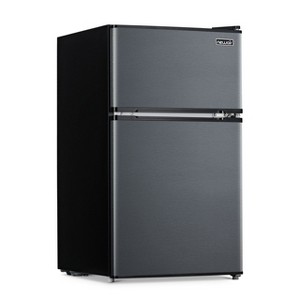 Newair 3.1 Cu. Ft. Mini Fridge with Freezer, Energy Star Certified, Dual Zone Refrigerator, Interior LED Light, Crisper Drawer - 1 of 4