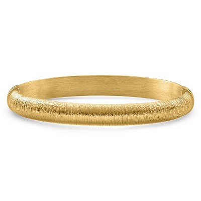 Pompeii3 8mm Bangle Bracelet 18k Yellow Gold Over Silver
