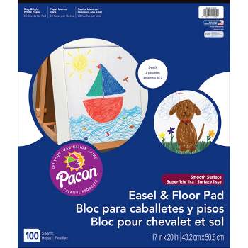 School Smart Chart Table Pad, 24 x 32 Inches, 1 Inch Grids, 25