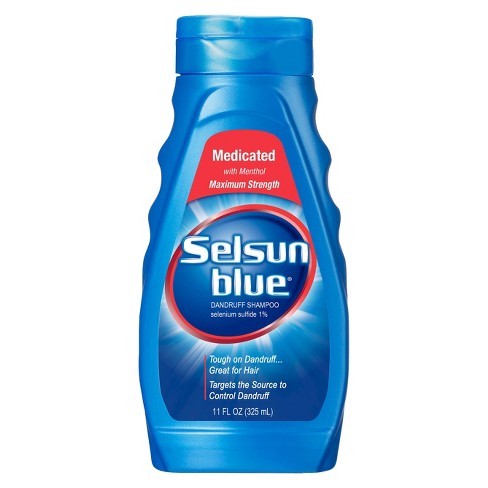 Selsun Blue Medicated With Menthol Dandruff Shampoo 11 Fl Oz Target