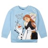 Disney Frozen Princess Anna Elsa Girls Sweatshirt and Leggings Outfit Set Toddler - 4 of 4