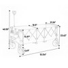 CAVINAS Foldable Extended Wagon Cart,Shopping Cart with Big All-Terrain Beach Wheels & Drink Holders,Wagon for Camping,Shopping - 3 of 4