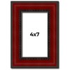 PosterPalooza | Photo Size Weathered Red Picture Frame - UV Acrylic, Foam Board Backing, Hanging Hardware - 2 of 4