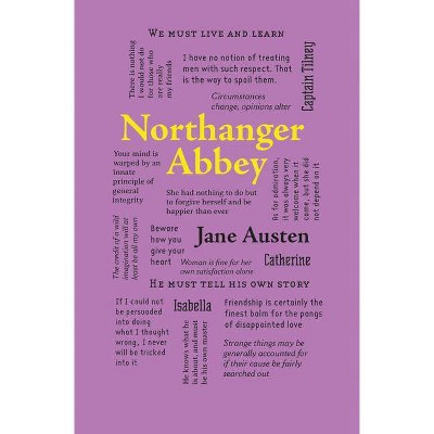 Northanger Abbey - (Word Cloud Classics) by  Jane Austen (Paperback)