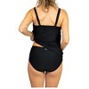 Heat Swimwear Ruched Women's Missy Swim Top Tankini - 2 of 3