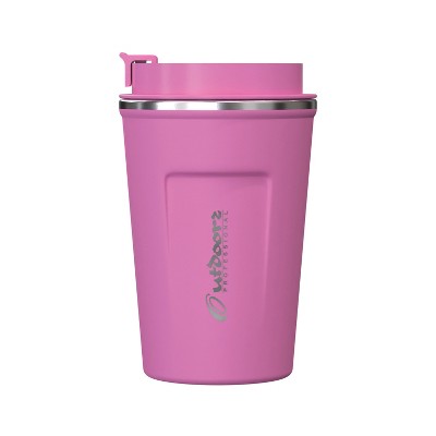Outdoors Professional Stainless Steel Double-Walled Vacuum-Insulated Coffee Cup with Spillproof Lid