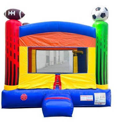 Pogo Bounce House Crossover Kids Inflatable Bounce House with Blower