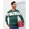 Clearlove Men's Casual Slim Fit U-Neck Pullover Long Sleeve Knitted Pullover Sweaters. - 2 of 4