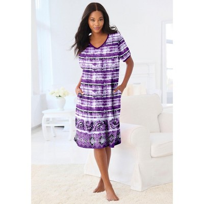Dreams & Co. Plus Size Short T-Shirt Lounger