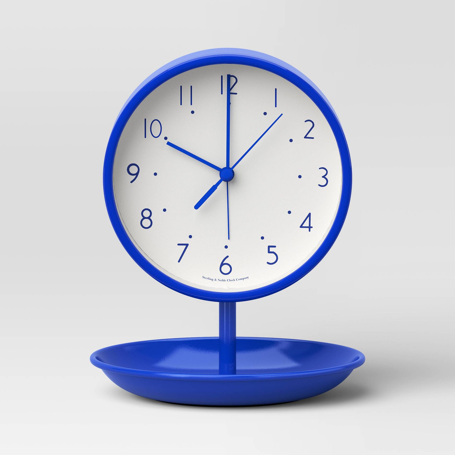 Trinket Tray Alarm Clock Blue - Room Essentials™