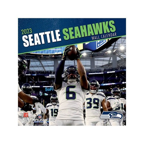 7' X 14' Nfl Seattle Seahawks Mini Wall Calendar : Target
