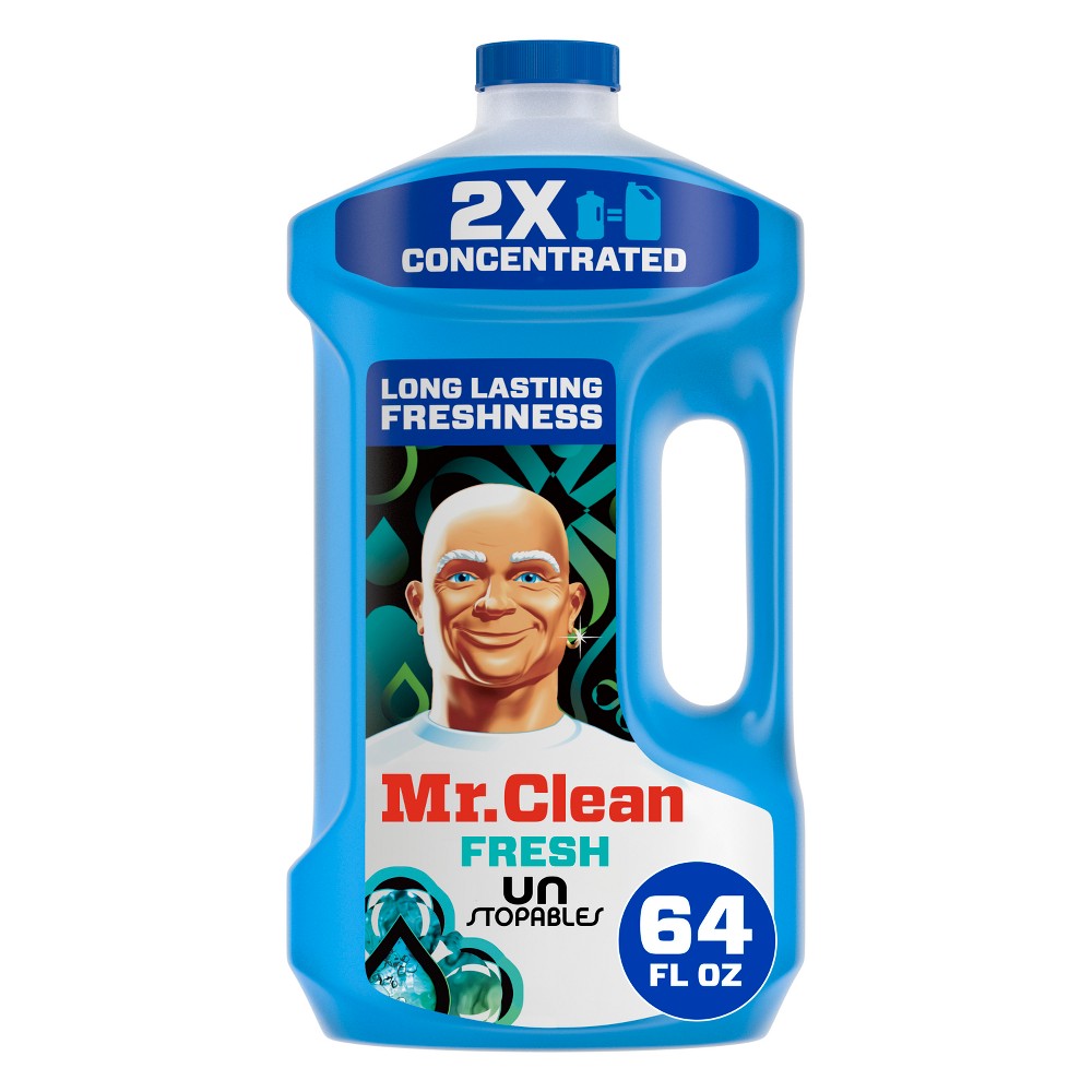 Photos - Garden & Outdoor Decoration Mr. Clean Fresh Dilute Unstopables - 64 fl oz 