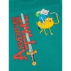 Adventure Time Finn Riding Jake Crew Neck Short Sleeve Turquoise Adult Athletic Mesh Jersey - 2 of 4