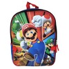 Super Mario Unisex Navy Blue Backpack 16" & Detachable Insulated Lunch Bag - 4 of 4