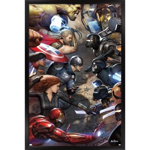 Trends International Marvel's Avengers - Face Off Framed Wall Poster Prints - 1 of 4
