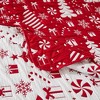Greenland Home Fashions Peppermint Party Throw, 50"x60", Festive Jacquard Quilt, 100% Polyester, Machine Washable Holiday Accent - 4 of 4