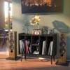 Aheaplus Record Player Stand with Charging Station, Vinyl Record Storage Side Table - 3 of 4