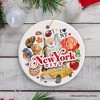 Unique NYC Vibes Artwork Christmas Ornament| OrnamentallyYou - 4 of 4