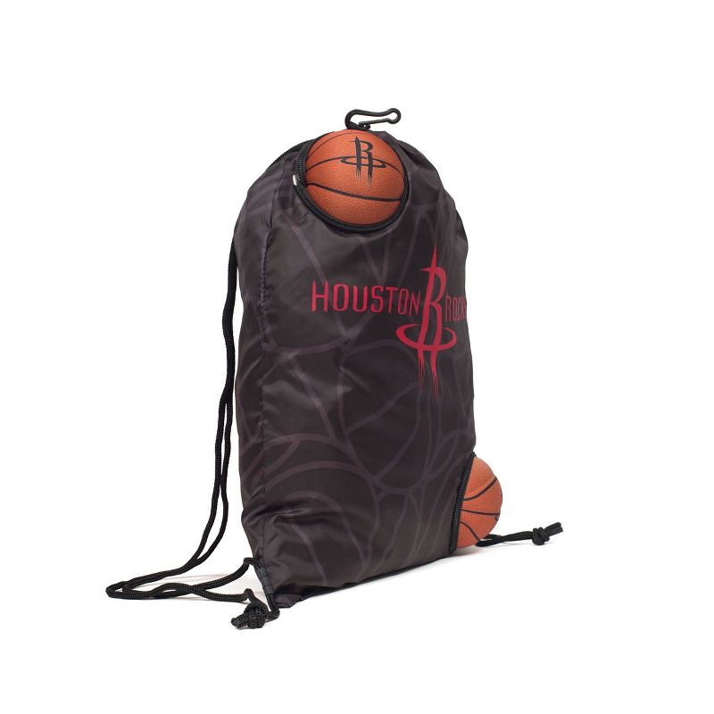 NBA Houston Rockets 9&#34; Drawstring Bag, 2 of 7