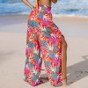 Women's Smoked Wide Lege Cover Up Pants - Cupshe - 4 of 4