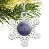 Portland Pilot Metal Snowflake Christmas Tree Holiday Ornament - image 2 of 3