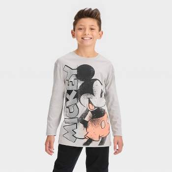Target Classic - Large T-shirt : Boy\'s Red Mouse Friends X Mickey - & Flowers