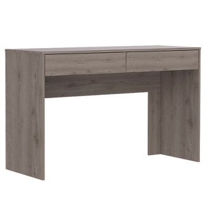 NicBex 47.3 Inch Computer Home Office Desk with 2 Drawers for Bedroom,Study Room,Office,Gray - 1 of 4