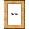 PosterPalooza | Photo Size Embellished Gold Picture Frame - UV Acrylic, Foam Board Backing, Hanging Hardware - 2 of 4