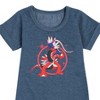 - Pokémon - Koraidon Elements Graphic Short Sleeve Fleece Dress - 2 of 4