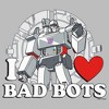 Men's Transformers Megatron I Love Bad Bots T-Shirt - 2 of 4