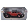 1950 Mercedes Benz 170S Cabriolet Burgundy and Black 1/18 Diecast Model Car by Signature Models - 3 of 3