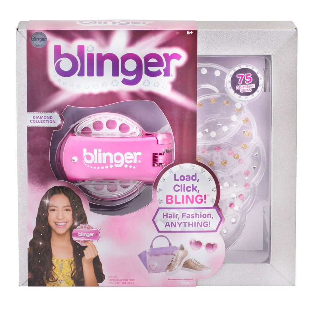 Blinger Diamond Collection Bright Pink with 5 Discs & Glam Styling Tool