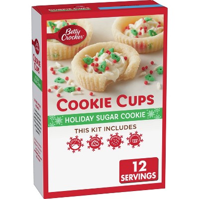 Betty Crocker Holiday Sugar Cookie Cookie Cups - 14.1oz