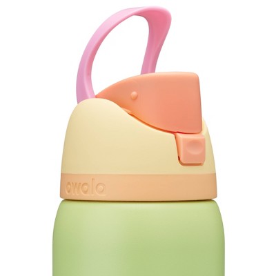 Owala FreeSip 32oz Stainless Steel Insulated Water Bottle – Lemon Limeade, BPA-Free, Leakproof