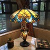 Chloe Lighting Liaison Tiffany-Style 3 Light Victorian Double Lit Table Lamp 18" Shade - 3 of 3