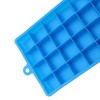 Unique Bargains Ice Mould 24-Cavity Square Ice Tray with Lid Hand Wash Only Silicone 7.28"x4.53"x1.18" 1 Pc - 3 of 3