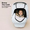 KeaBabies Baby Car Seat Cover for Nursing, Spring, Autumn, Winter, Universal Stretch Fit Car Seat Covers for Babies - 2 of 4