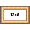 PosterPalooza | Panoramic Traditional Gold Picture Frame - UV Acrylic, Foam Board Backing, Hanging Hardware - 2 of 4