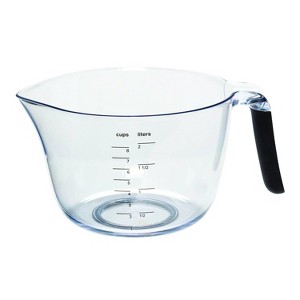 KitchenAid 8c Batter Bowl: Clear Plastic Mixing Bowl with Easy-Pour Spout & Nonslip Base, Dishwasher-Safe, 8 Cup Capacity - 1 of 4