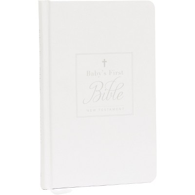 Kjv, Baby's First New Testament, Hardcover, White, Red Letter, Comfort Print - by  Thomas Nelson