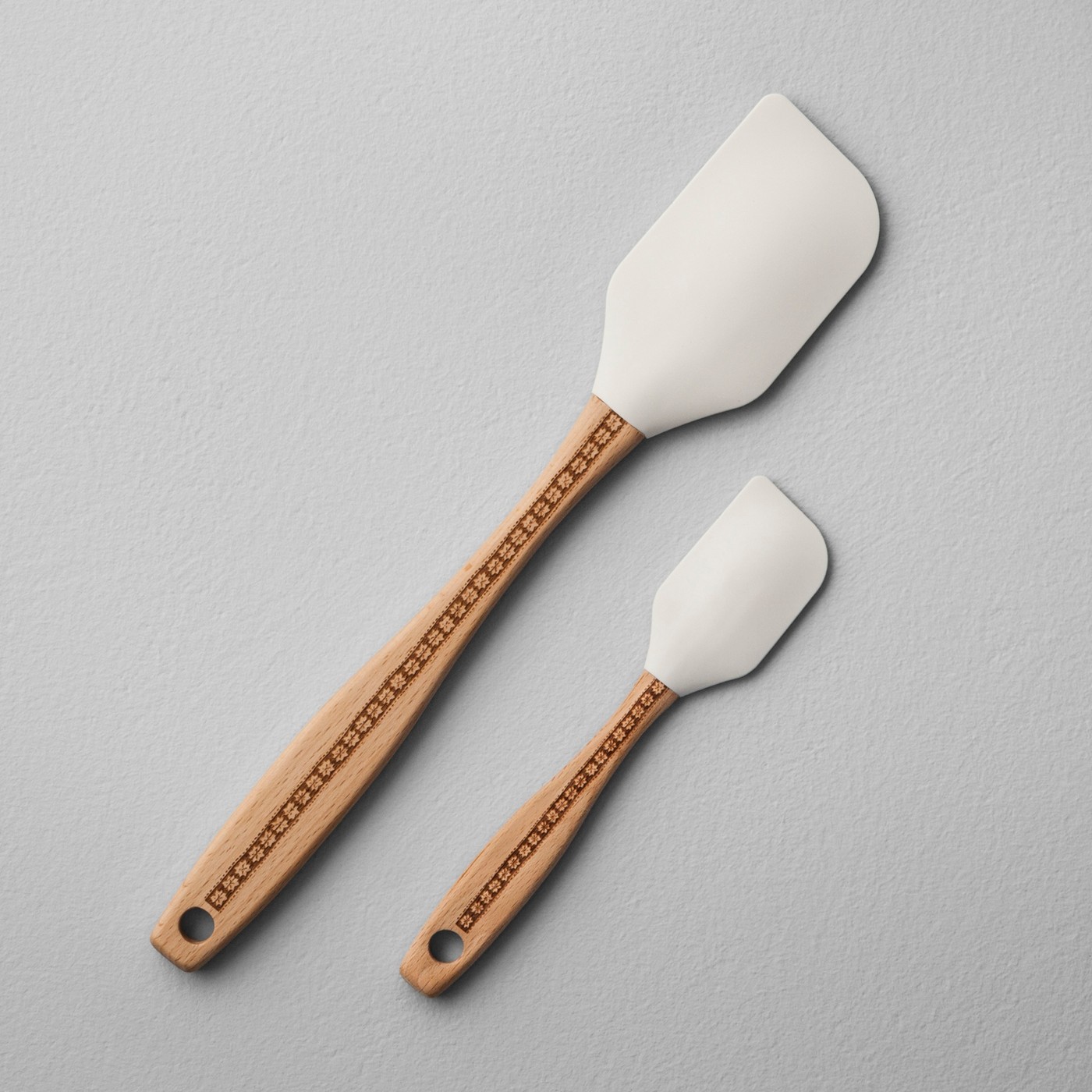 Spatula Set of 2 - Snowflake Etch Handle - Hearth & Handâ„¢ with Magnolia - image 1 of 2