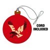 Eastern Washington University Primary Wood Christmas Tree Holiday Ornament - 2 of 4