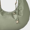 Metal Handle Crescent Handbag - A New Day™ - 4 of 4