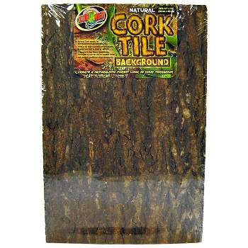 Zoo Med Natural Cork Tile Terrarium Background - (12" x 18")