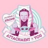 Girl's Star Wars: The Mandalorian Ahsoka And Grogu Attachment To You T-Shirt - 2 of 4